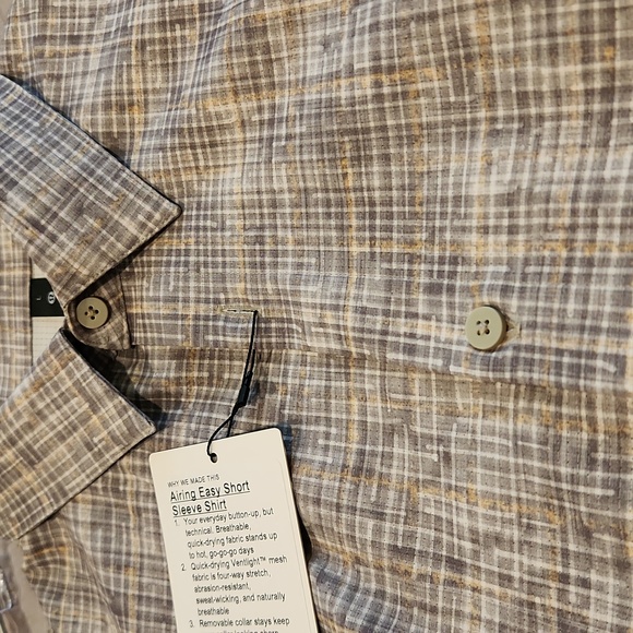 Men's Lululemon botton down shirt size L - Picture 4 of 4